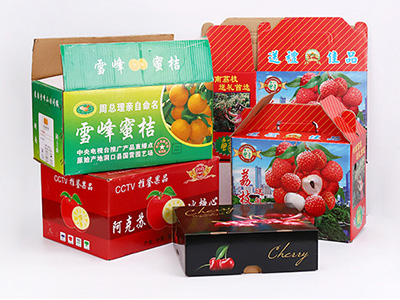 快遞水果專用紙箱子 水果禮品彩箱定製