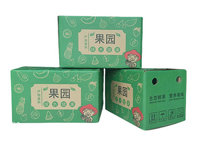 水果快遞（dì）包裝彩箱 通用水果紙（zhǐ）箱定做